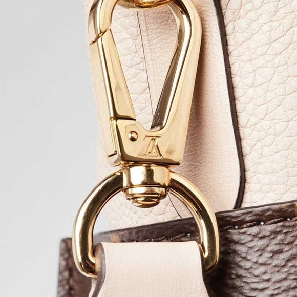 Louis Vuitton Greige Nappa Leather On My Side MM Bag - Picture 6 of 12